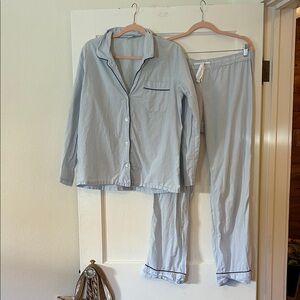 J. Crew Light Blue Pajama Set